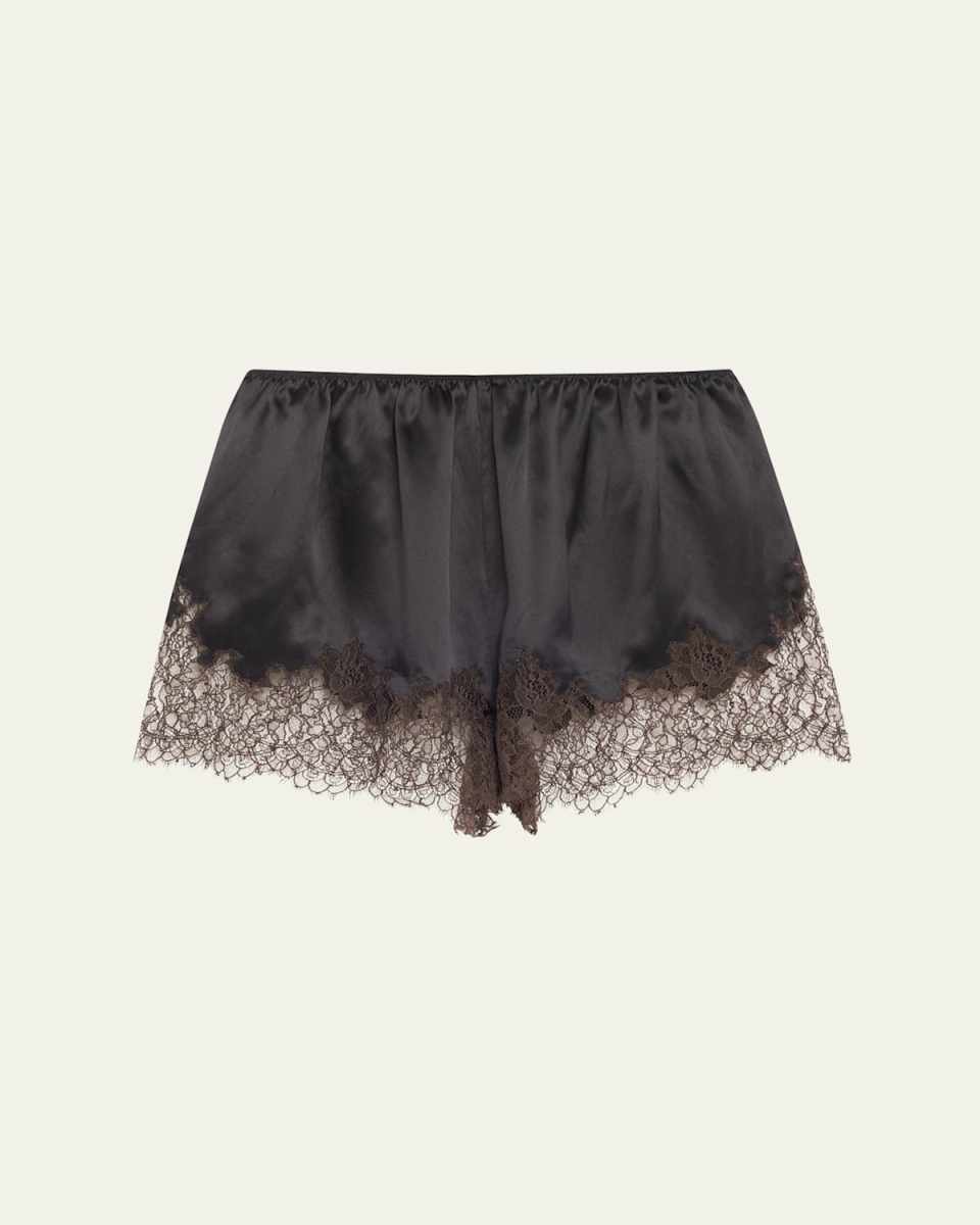 Lace Inlay Tap Shorts
